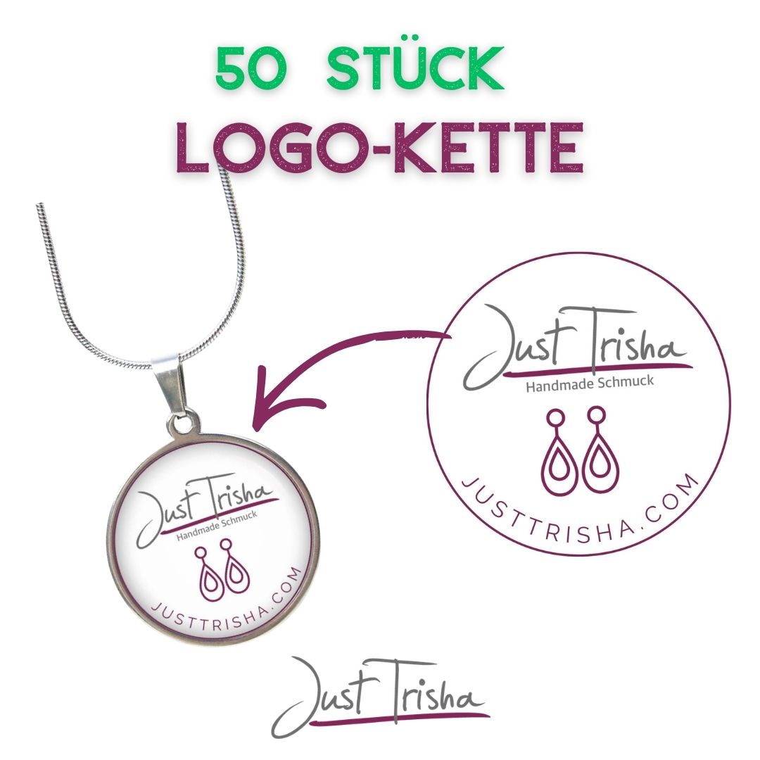 50 Stück Ketten mit deinem Logo personalisiert – als Werbegeschenk oder Dankeschön 10 Stück Schlüsselanhänger personalisiert mit Vereins Logo - Geschenkidee