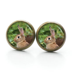 Ohrringe Osterhase Ostern brauner Hase