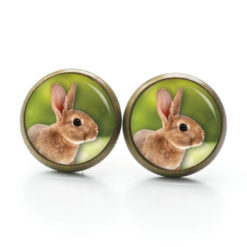 Ohrringe Osterhase Ostern hellbrauner Hase