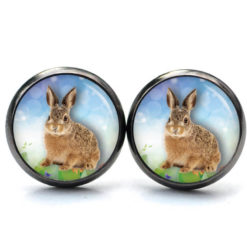 Ohrringe Osterhase Ostern braunes Häschen