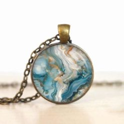 Türkis Gold Schmuckset