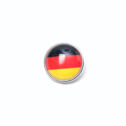 Druckknopf Chunk – Motiv Deutschland Flagge schwarz rot gold – 10 & 16 mm