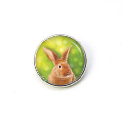 Druckknopf Chunk – Motiv Rotbrauner Osterhase – 10 & 16 mm