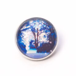 Druckknopf Chunk – Motiv Verträumte Winterlandschaft – 10 & 16 mm