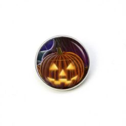 Druckknopf Chunk – Motiv Gruseliger Halloween Kürbis – 10 & 16 mm