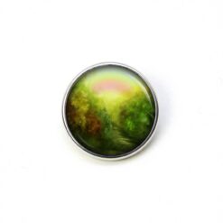 Druckknopf Chunk – Motiv Mystischer grüner Wald – 10 & 16 mm