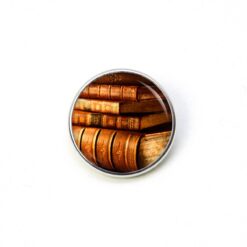 Druckknopf Chunk – Motiv Alte Bücher – 10 & 16 mm