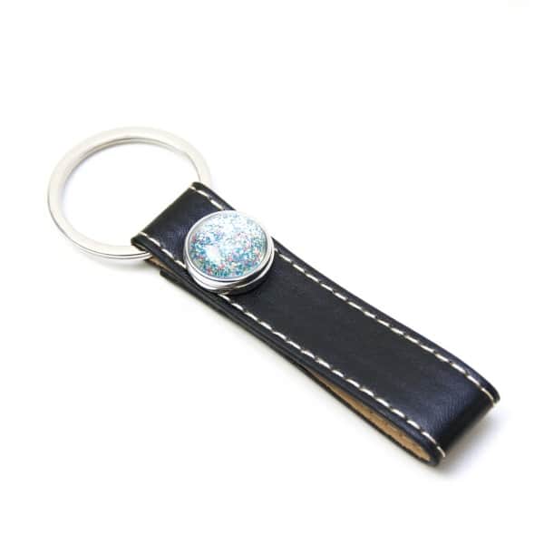 Druckknopf Schlüsselanhänger Leder schwarz für 16mm Druckknopf Druckknopf Schlüsselanhänger Leder schwarz für 16mm Druckknopf