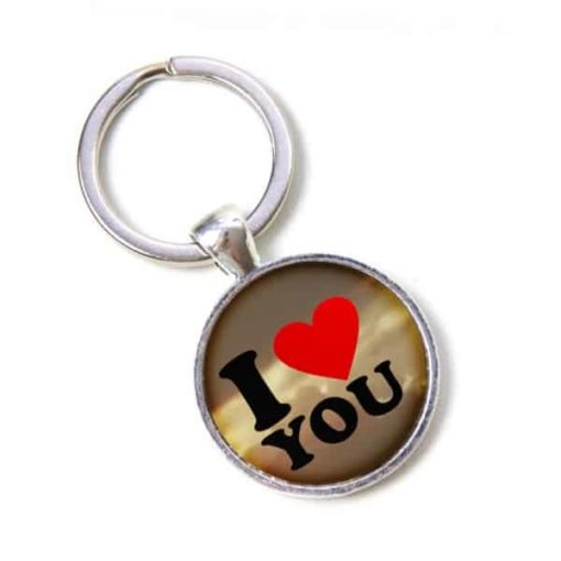 Schlüsselanhänger I love you Ich liebe dich Valentinstag
