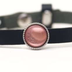 Schiebeperle rosa glänzende Polaris Perle