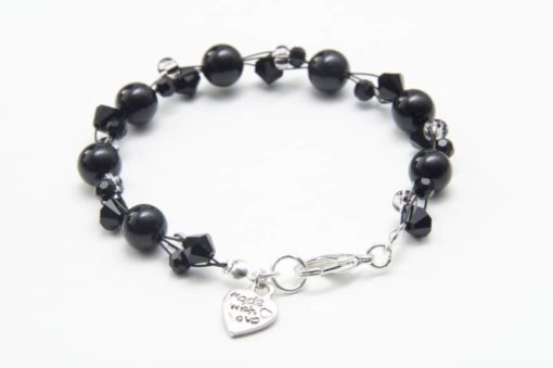 Achat Armband in schwarz