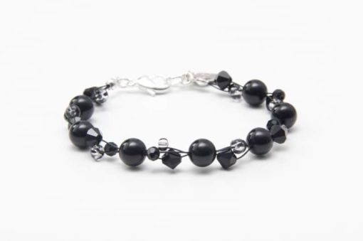 Achat Armband in schwarz