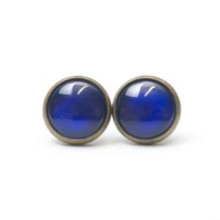 Ohrstecker Dunkelblau Nachtblau