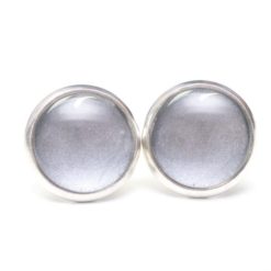 Ohrstecker ultimate grey grau schimmernd