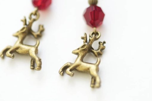 Weihnachtliche Ohrhänger Reindeer